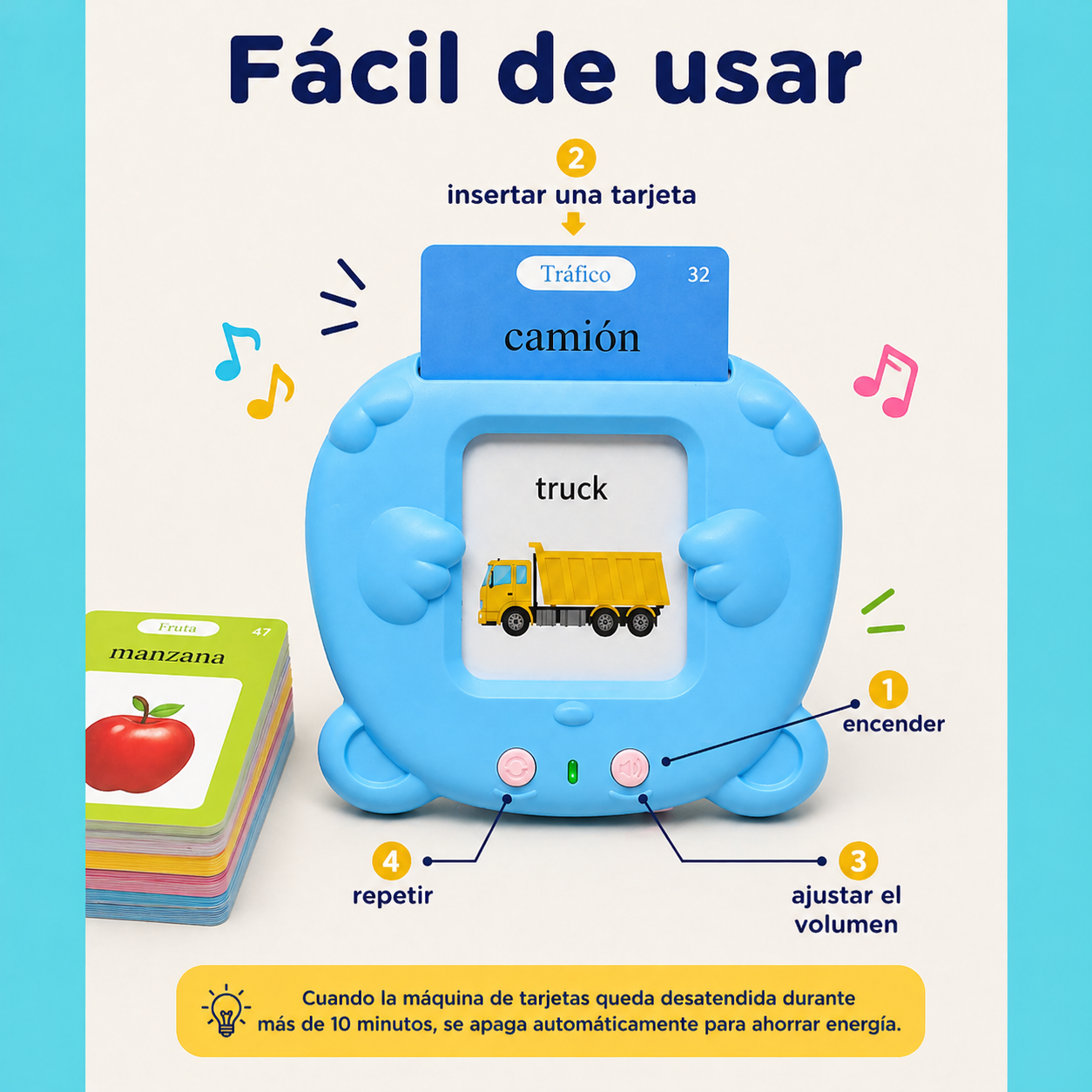 Peeko Talk - Tarjetas Auditivas Bilingües